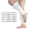 Novetec 2 Pairs Calf Compression Support, White