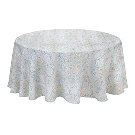 Lenox French Perle Charmed 70 Round Tablecloth