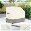 Tall Adirondack Chairs Set Cover for Poly Balcony Chair with