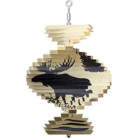 Moose Wood Wind Spinner - Made in USA