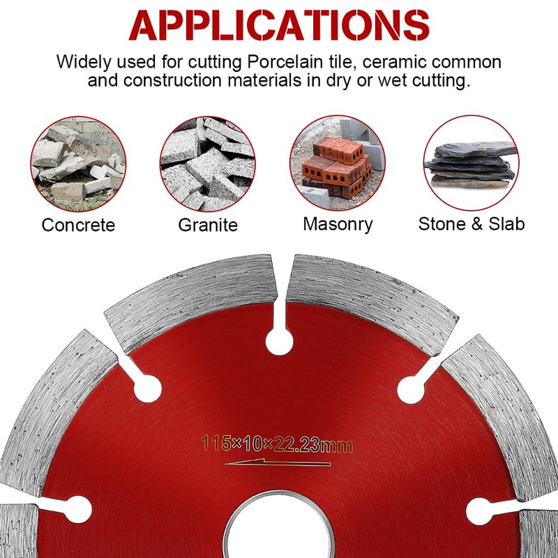 Flintronic Diamond Disc 115 mm, Pack of 2 Diamond Cutting