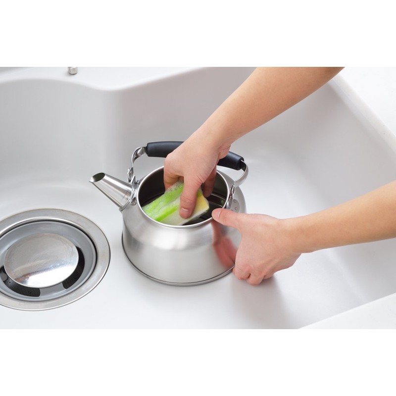 Yoshikawa YJ1814 Wide Mouth Kettle, 0.42 gal (1.6 L), Stainless