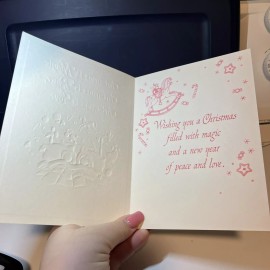 UNUSED Vintage Holly Hobbie CHRISTMAS Greeting Card