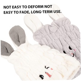 TOVINANNA Hair Towel Wrap Hat for Boys and Girls Girls Absorbent Microfibre Cap for Rapid Hair Drying