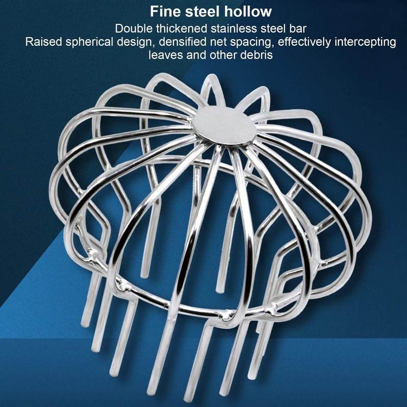 Cyrank Leaf Catcher Basket, Leaf Catcher for Keeping the Downpipe