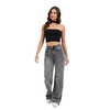 KICZOY Women's Wide Leg Jeans Baggy High Waist Boyfriends Strechy