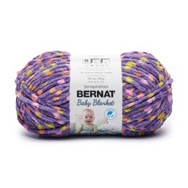 Bernat Baby Blanket Pixie DOT Yarn - 1 Pack of 300g/10.5 oz - 100% Polyester - #6 Super Bulky - 220 Yards - Knitting/Crochet