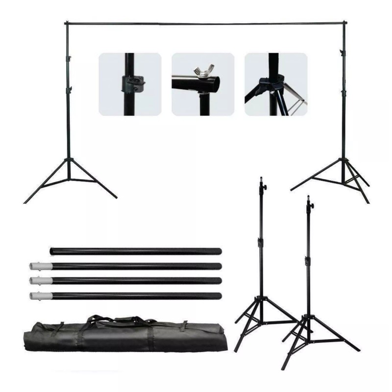 Soporte P/ Ciclorama Estudio Fotográfico 2x3m + 3 Cicloramas