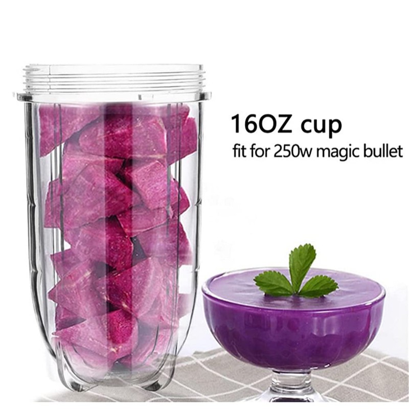 Nicoone Pack of 3 Replacement Cups for Magic Bullet 250