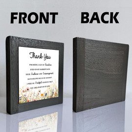 Thank You Gift, Thank Gifts For Friends, Inspirational Gifts For Colleagues, Display Rack Decoration, Wood Box Decor, Inspirational Gifts, Suitable For Office Desktop Bedroom Living Room Home Sign 10
