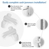 4 Pack Door Jammer Sash Jammers for UPVC/PVC Doors and