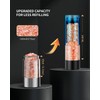 CIRCLE JOY Electric Salt and Pepper Grinder Set with Charging