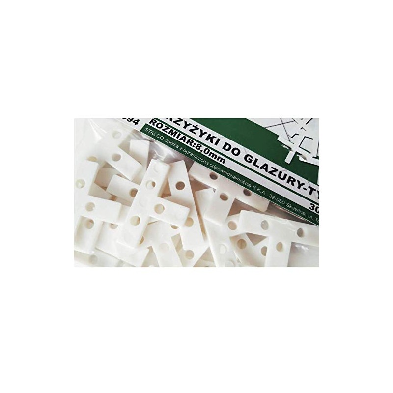 Tile Spacers, Type T, Tiling, Grouting, Floor, Wall, Plastic, Cross
