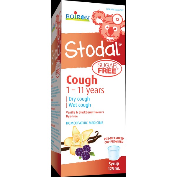 Boiron Stodal Children Cough Syrup Sugar Free 125 ml