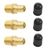 IUSOT 3 Pcs Tank Valve, Brass Tank Fill Valve, 1/4"