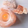 Himalayan Glow Candle Holders, Himalayan Salt Tea Light Candle Holders