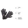 Mares FLEXA Classsic 3 MM Unisex Gloves - Adult Black