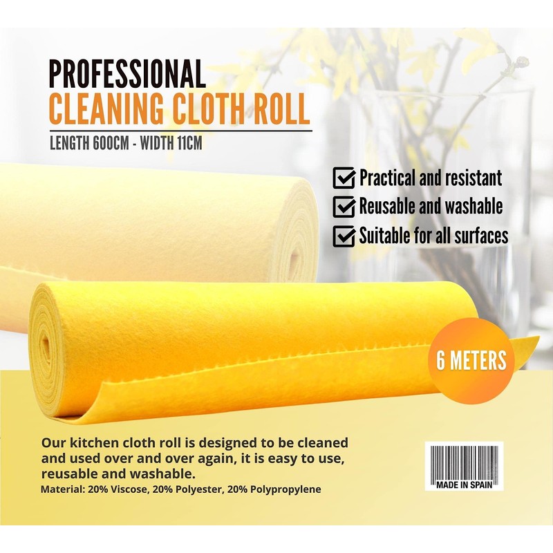 DOJA Barcelona | Roll of Yellow Cloth 6 Mt |