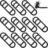 12 Pcs Bike Rubber Straps Bike Light Mount Bicycle Light