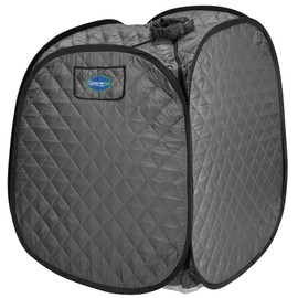 Durasage Personal Foldable Steam Sauna for Relaxation at Home, 60 Minute Timer, 800 Watt Steam Generator, Chair Included - Gray