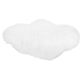 Toyvian Dollhouse Rug Dollhouse Wool Rug Floor Mat 1:12 Scale Woven Miniature Dollhouse Rugs Miniature Door Mat Dollhouse Blanket White Furniture Baby Plush