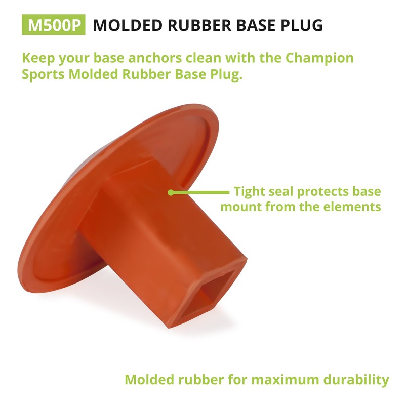 Champion Sports Orange Rubber Baseball Anchor Plug: Champion Sports Heavy