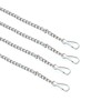 6 Pcs 20-Inch Stained Glass Window Hanging Chains with Hooks
