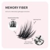 ANNAFRIS Eyelash Extensions, Eyelash Cluster Kit, Cluster Lashes, Artificial Eyelashes,