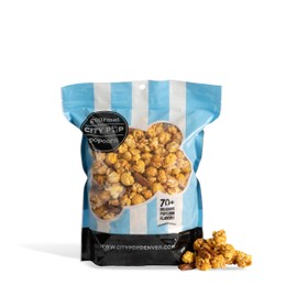 City Pop Caramel Pecan Gourmet Popcorn | 6 Cups Total | Made From Scratch, Made in USA, & GMO-Free | Great as a Snack, Gift, Thank You, & Movie Night - (15.24oz Total)