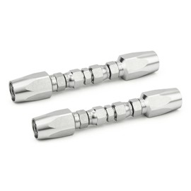 TAISHER 2PCS Hydraulic Hose Repair Kit 1/2" Reusable Fittings, 2-Wire Size #08 Field Repair Kit