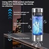 Hydrogen Water Bottles-420ml Hydrogen WaterBottle Generator with SPE PEM Technology,Rechargeable