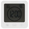 Digital Display Thermometer White Outdoor Garden Waterproof Temperature Meter with