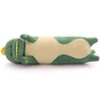 Yeqivo Long Dinosaur Plush Pillow, Soft Green Dinosaur Stuffed Animal