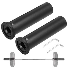 GZhaizhuan Olympic Adapter Sleeve, PP Barbell Adapter Sleeve, Removable Adapter Barbell Bars, Converts 25 mm Bars into 50 mm Bars, with Hex Key Pack of 2