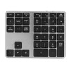 Wireless Number Pad 35 Keys Aluminum Alloy Ultrathin Rechargeable Ergonomic