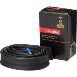 Raleigh - TA402 - 26 x 1-1.25 Inch Black Butyl Rubber Bicycle Inner Tube with a Presta (Car Style) Valve for 26 Inch Tyres