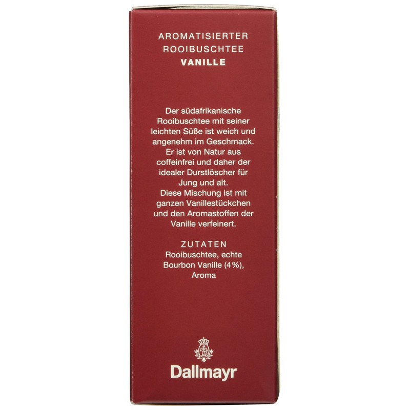 Dallmayr Rooibuschtee Vanille, 2er Pack (2 x 100 g)