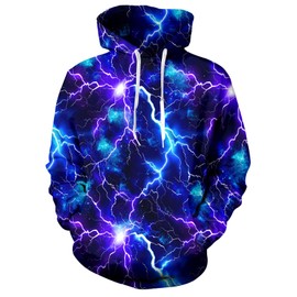 Mens Blue Planet Hoodie Sweatshirts for Guys Graphics Pullovers Women Loose White Galaxy Light Winter Outfits Unisex Adults Comfy Long Sleeve Spring School Jackets for Teens Boy