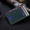 AMEHA Men's Minimalist Slim Wallet Front Pocket Genuine Leather RFID