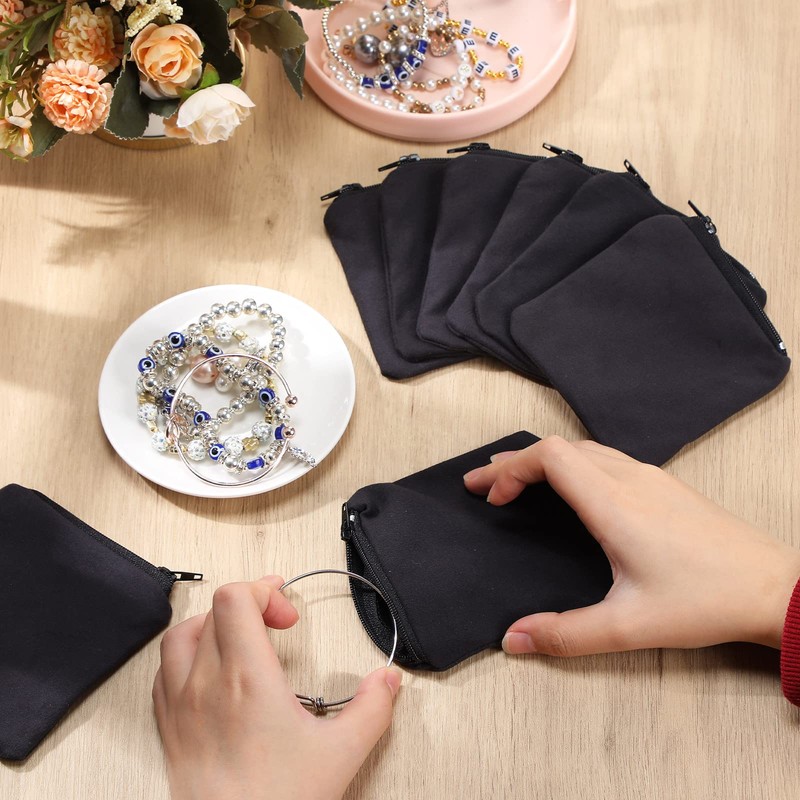 Geosar 24 Pcs Silver Storage Bags, Christmas Anti Tarnish Jewelry
