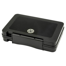 Passatore Black Acrylic Travel Humidor with Hygrometer for 5 Cigars