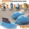 PimPam Factory - (Pack of 100) Non-Slip Plastic Shoe Covers