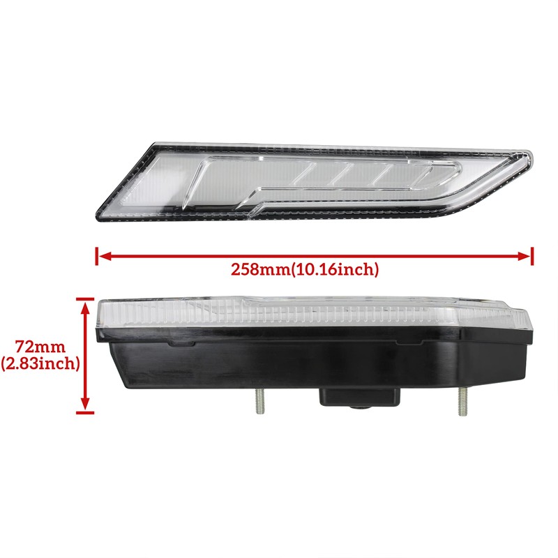 LDETXY Accent Panel Light Kit for Slingshot 2020-2023, DRL Daytime