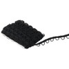 10 Yards Black Gimp Braid Trim Elastic Button Loop Tape,Lace