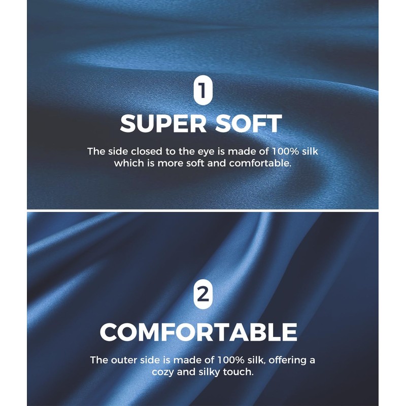 Aroma Season Cordless Silk heated eye mask, For Blepharitis and