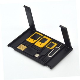 Gatuida 10pcs Sim Card Adapter Kit Nano Sim Adaptor Mobile Phones Portable Design Eject Practical for Easy Use Random