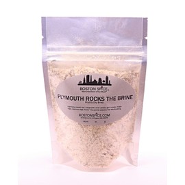 Boston Spice Plymouth Rocks The Brine No Water Needed Dry Handmade Seasoning Brining Blend For Turkey Chicken Duck Quail Fowl Poultry Thanksgiving Christmas No Mess 1/4 Cup of Spice 1.9oz/56g