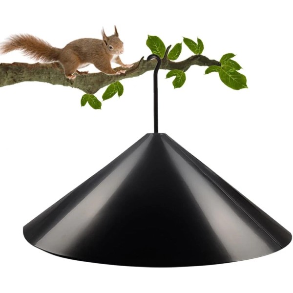 Garbuildman Squirrel Baffle for Bird Feeder Pole, Outside Hang mount-1,