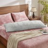 BEDELITE Velvet Body Pillow Cover with Zipper, Soft and Plush