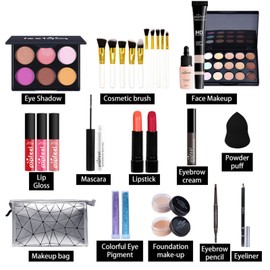 28-Piece Make-Up Gift Set, Professional Cosmetic Makeup Set with Eyeshadow Lip Gloss Blush Concealer etc., Multifunctional Cosmetic Products Set for Teenage Girls Women #2